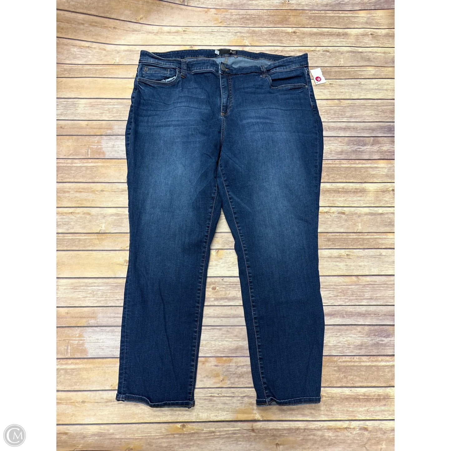 Jeans Skinny By Kut In Blue Denim, Size: 22