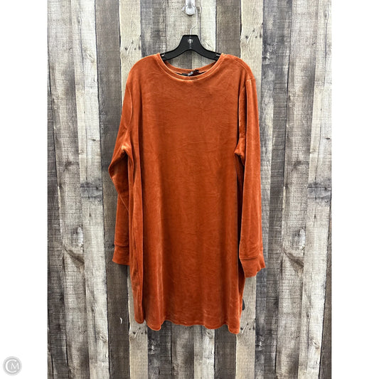 Dress Casual Short By Forever 21 In Orange, Size: 3x