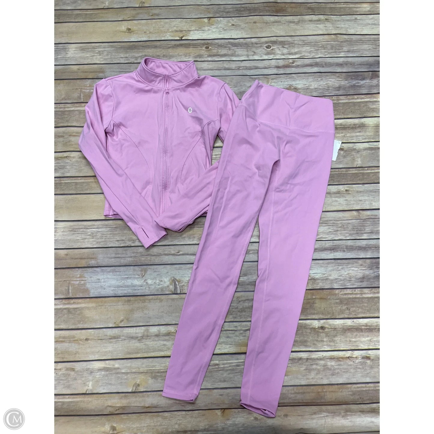 Athletic Pants 2pc By Cmc In Pink, Size: S