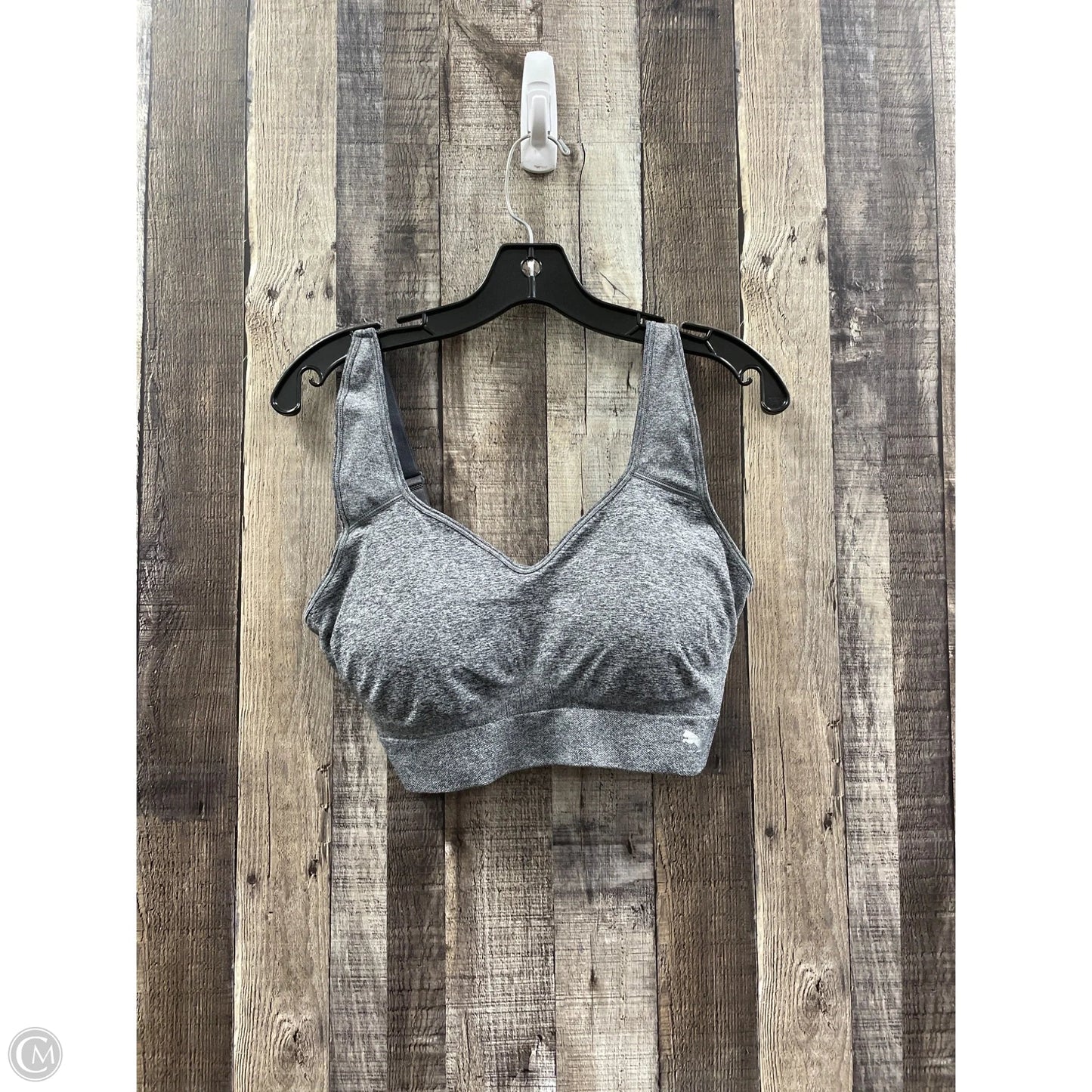 Athletic Bra By Puma In Grey, Size: Xl