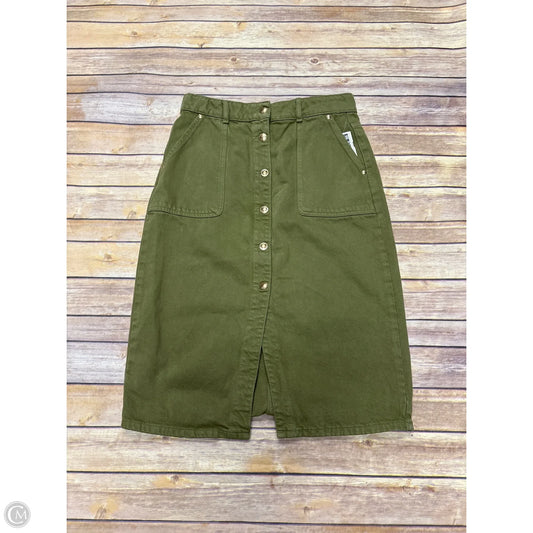 Skirt Midi By Michael By Michael Kors In Green, Size: M