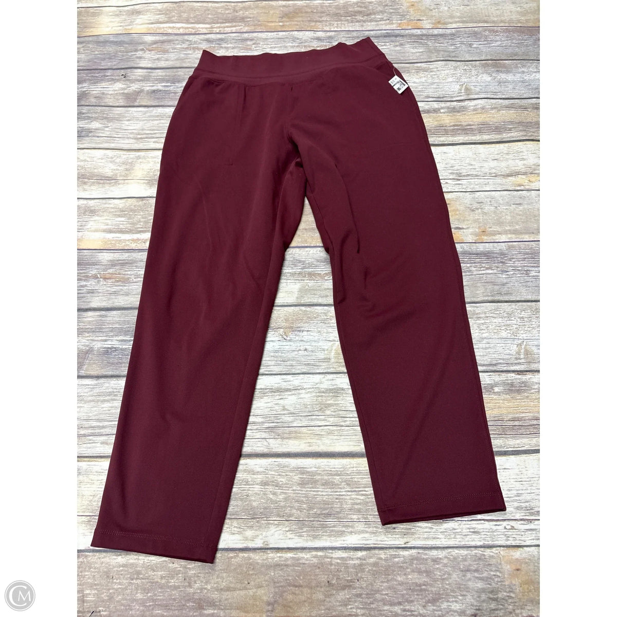 Athletic Pants By Stylus In Red, Size: M