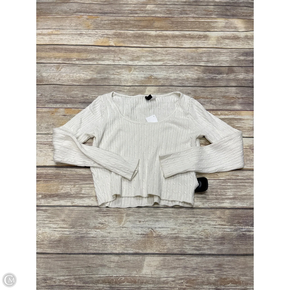 Sweater By Divided In Cream, Size: M