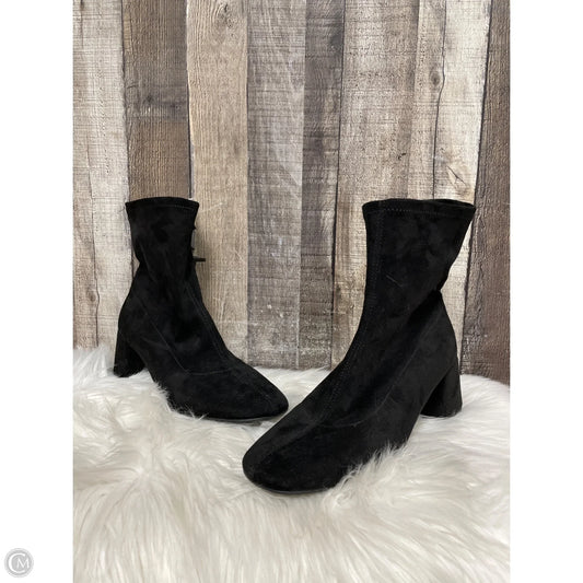 Boots Ankle Heels By A New Day In Black, Size: 10