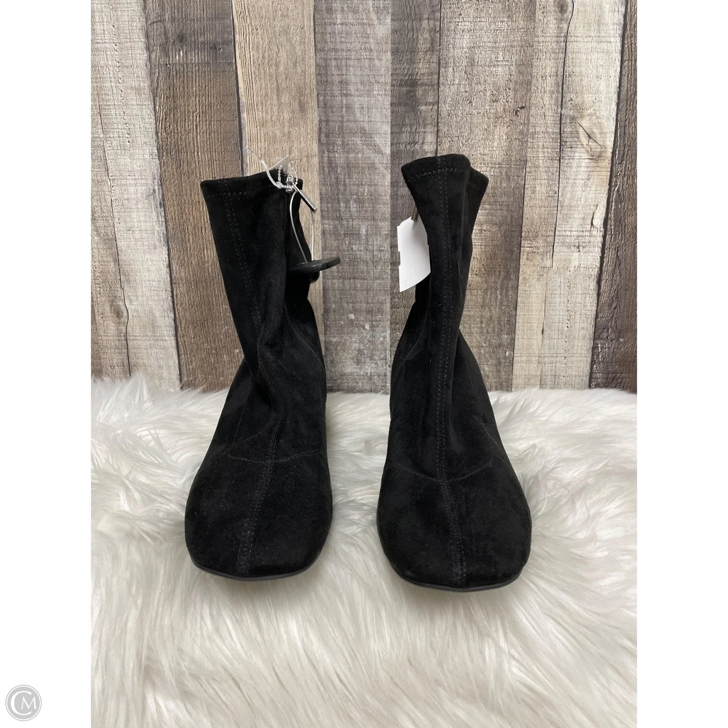 Boots Ankle Heels By A New Day In Black, Size: 10
