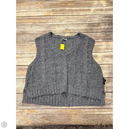 Vest Sweater By American Eagle In Grey, Size: Xxl