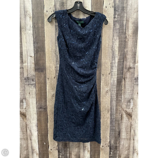 Dress Party Short By Lauren By Ralph Lauren In Blue, Size: Xs