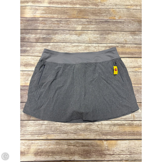 Athletic Shorts By Mta Pro In Grey, Size: 3x