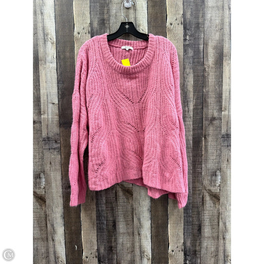 Sweater By Madewell In Pink, Size: 3x