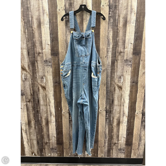 Overalls By Universal Thread In Blue Denim, Size: 24