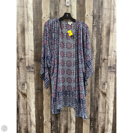 Cardigan By Avenue In Multi-colored, Size: 3x