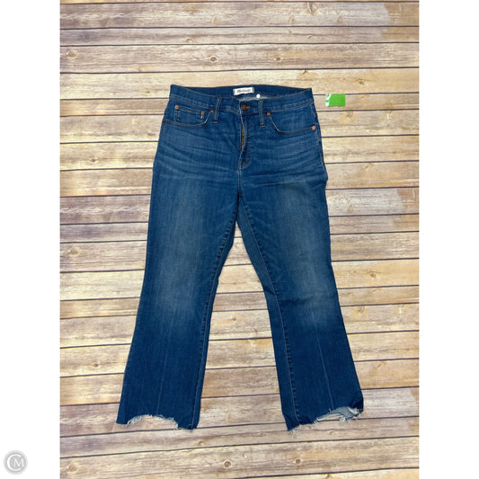 Jeans Flared By Madewell In Blue, Size: 10