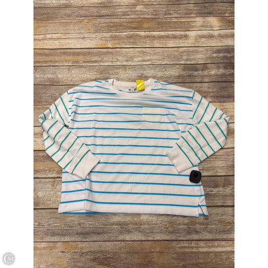 Top Long Sleeve By J. Crew In Striped Pattern, Size: L
