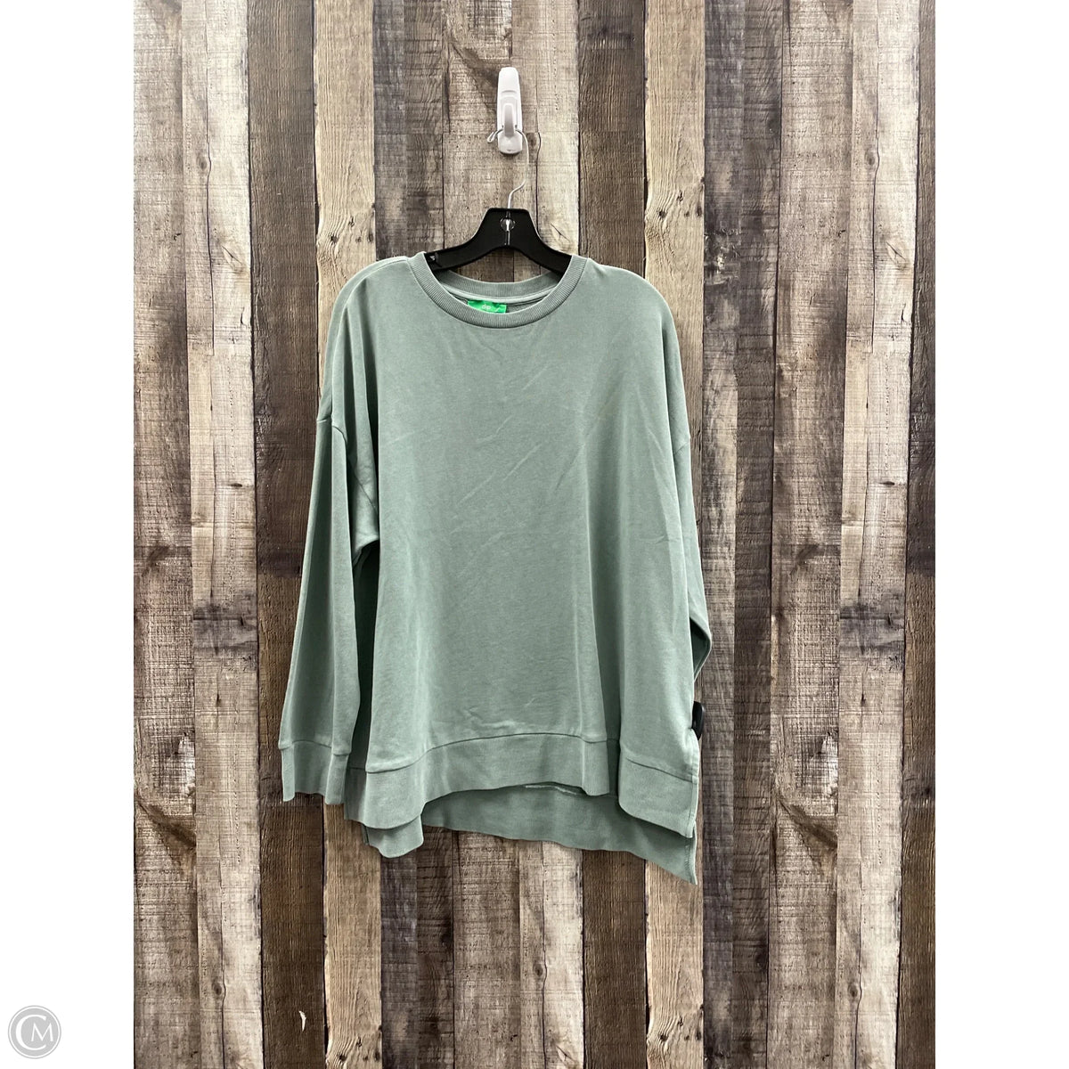 Sweatshirt Crewneck By Dip In Green, Size: 1x
