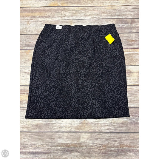 Skirt Midi By Alfani In Animal Print, Size: L