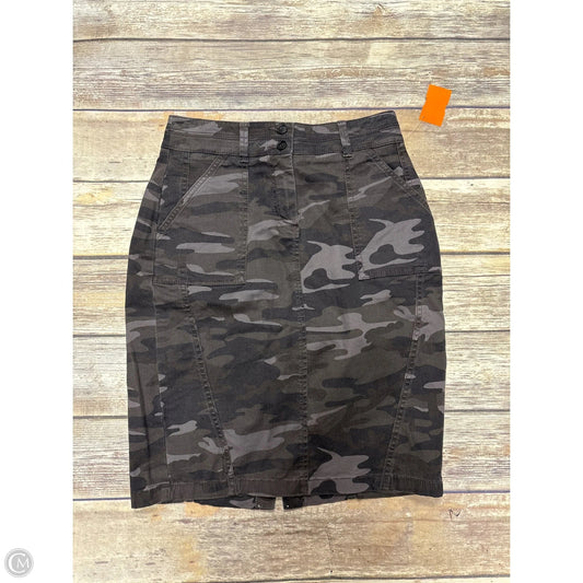 Skirt Mini & Short By Loft In Camouflage Print, Size: 0