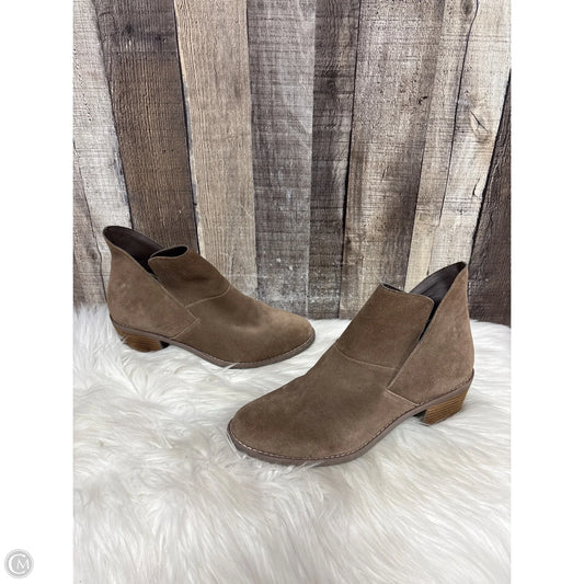 Boots Ankle Heels By Me Too In Brown, Size: 8