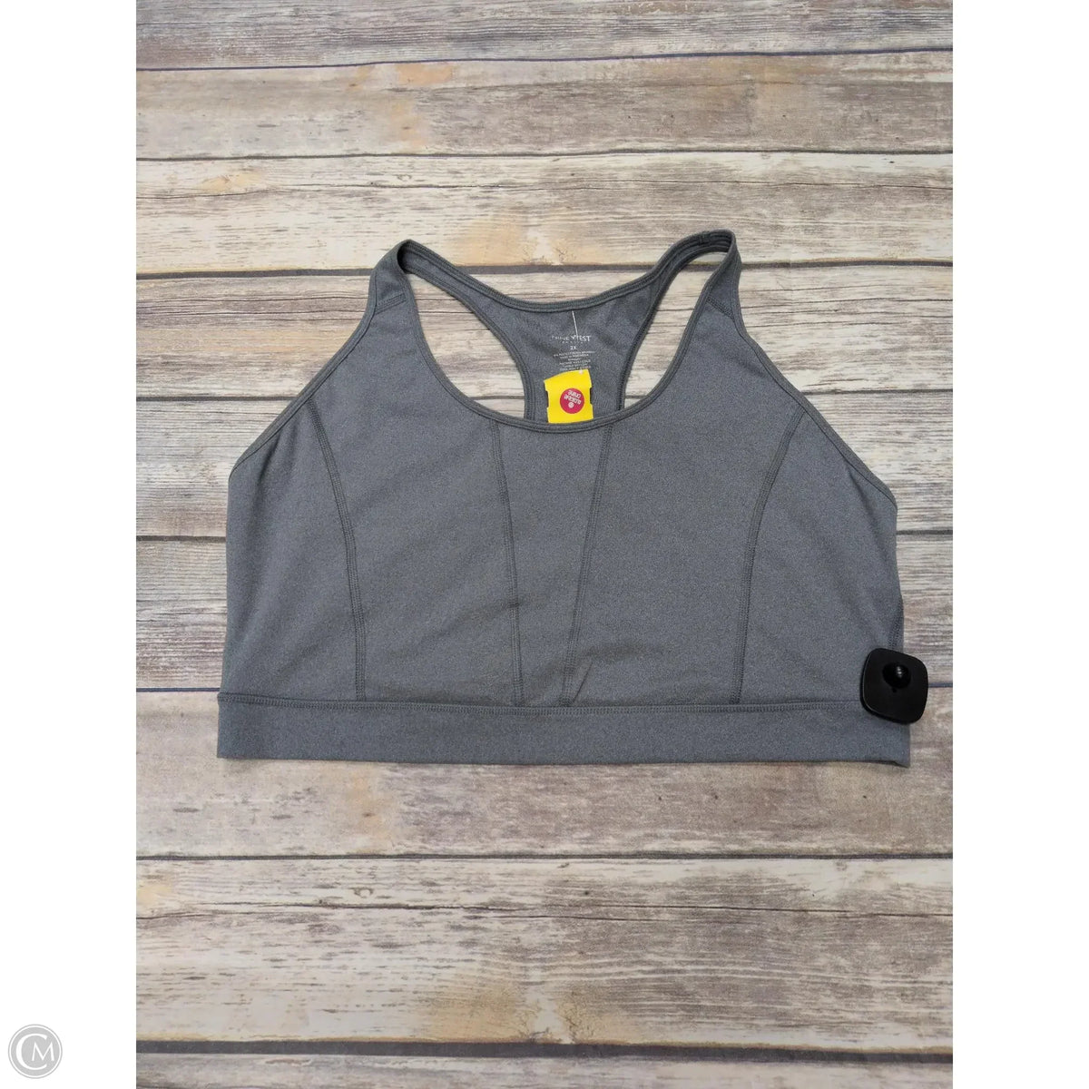 Athletic Bra By Nine West In Grey, Size: 2x