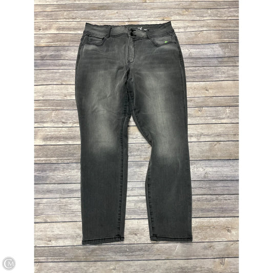 Jeans Skinny By Wallflower In Grey, Size: 16