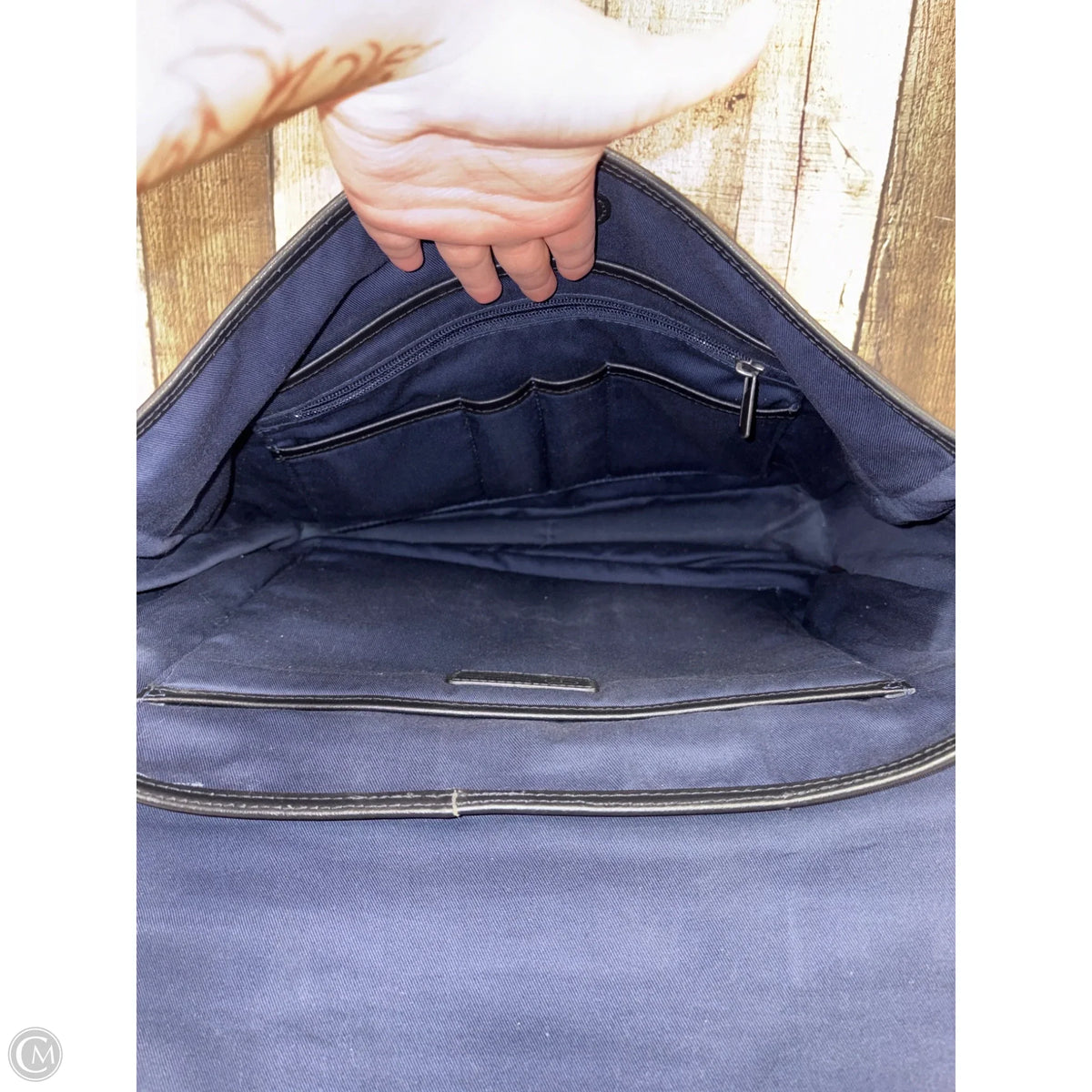 Handbag Designer By Tumi, Size: Large