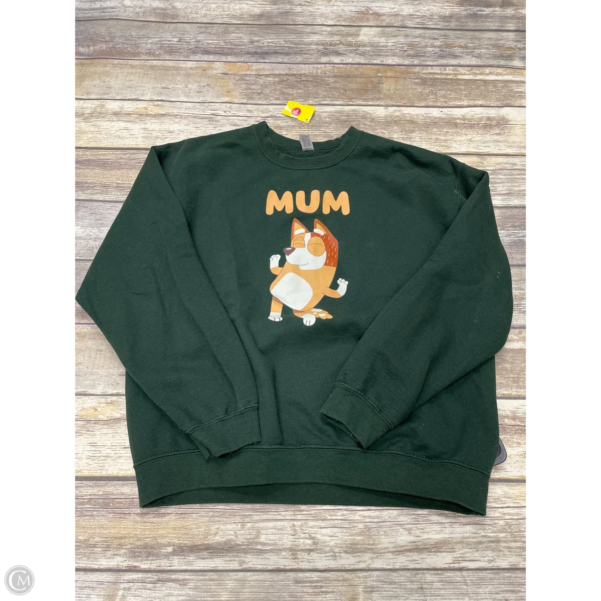 Sweater By Gildan In Green, Size: L
