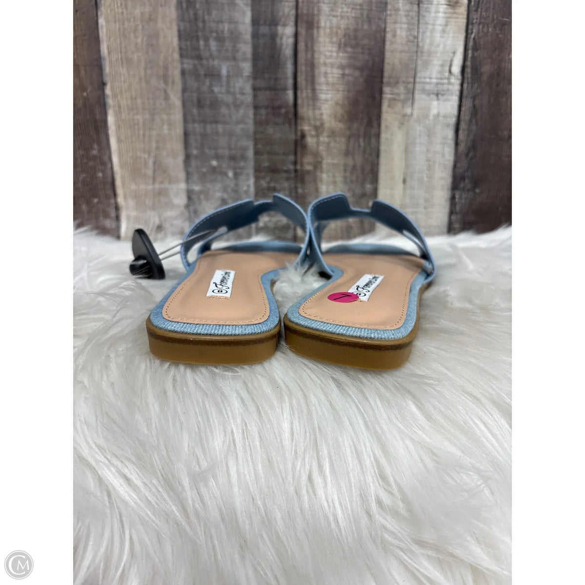 Sandals Flats By Cmf In Blue, Size: 8
