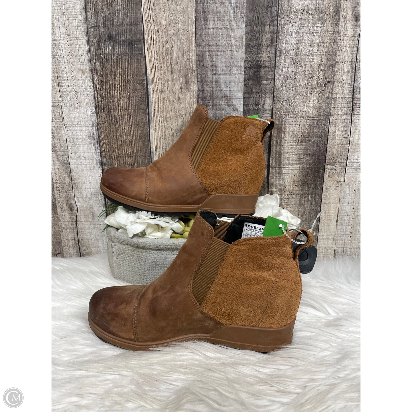 Boots Ankle Flats By Sorel In Brown, Size: 7