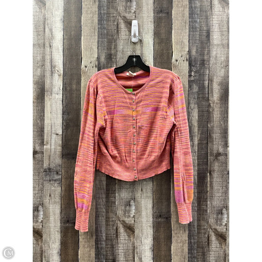 Cardigan By Sundance In Pink, Size: L