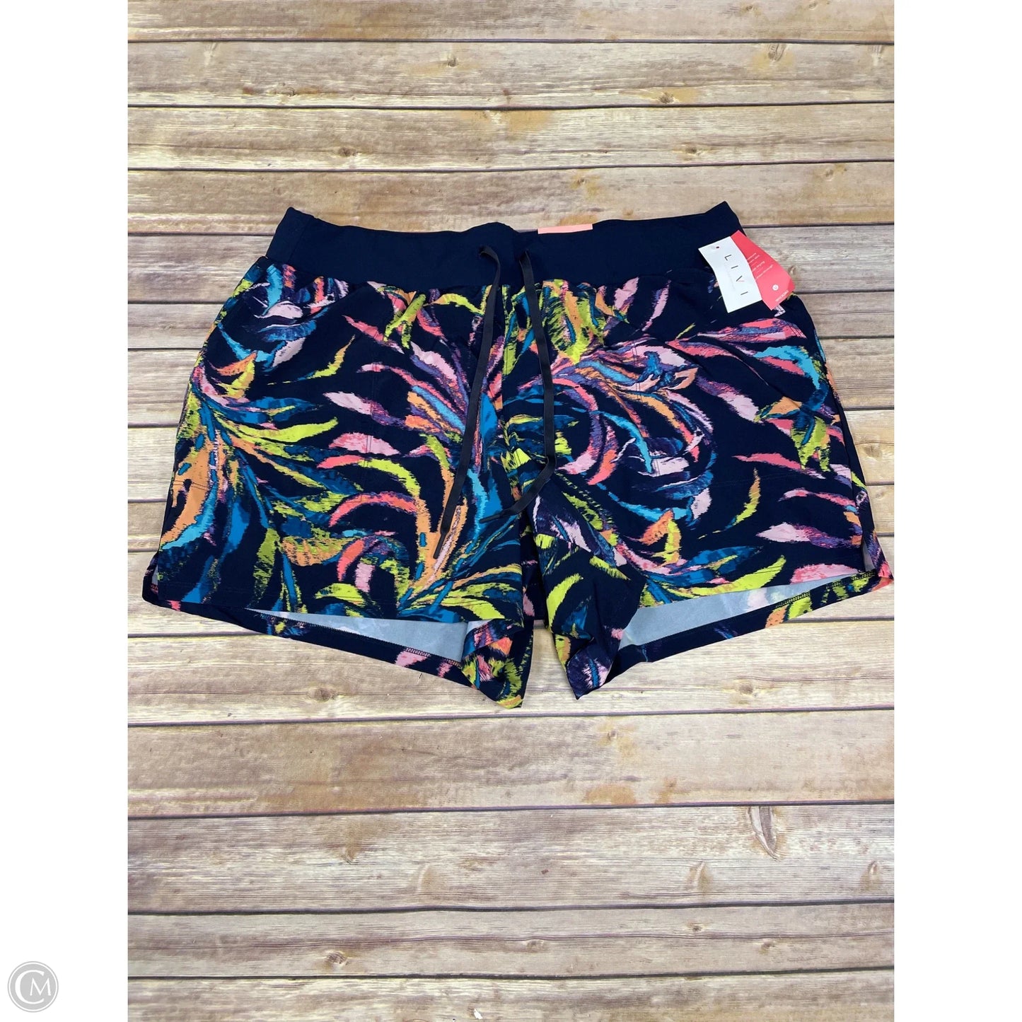 Athletic Shorts By Livi Active In Blue, Size: Xl
