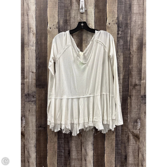 Top Long Sleeve By We The Free In White, Size: S