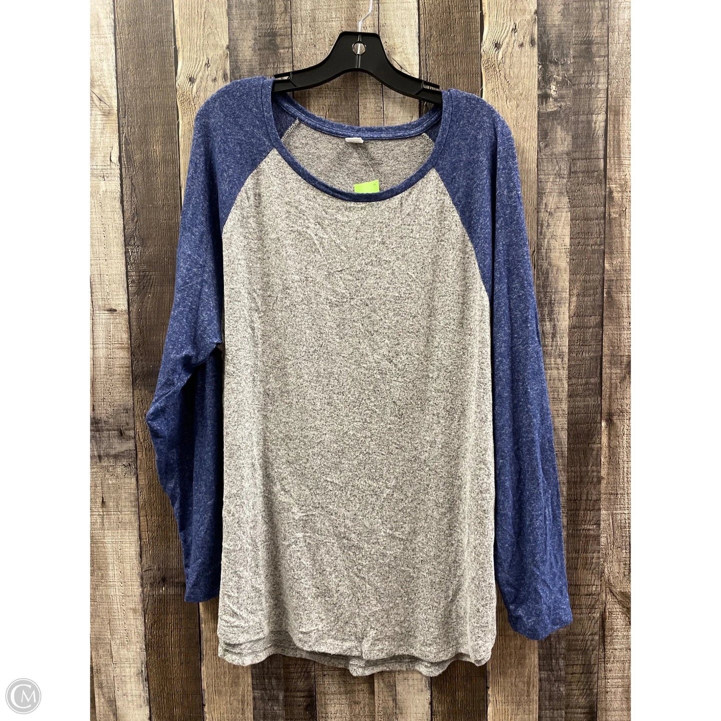 Top Long Sleeve By Old Navy In Grey, Size: Xxl