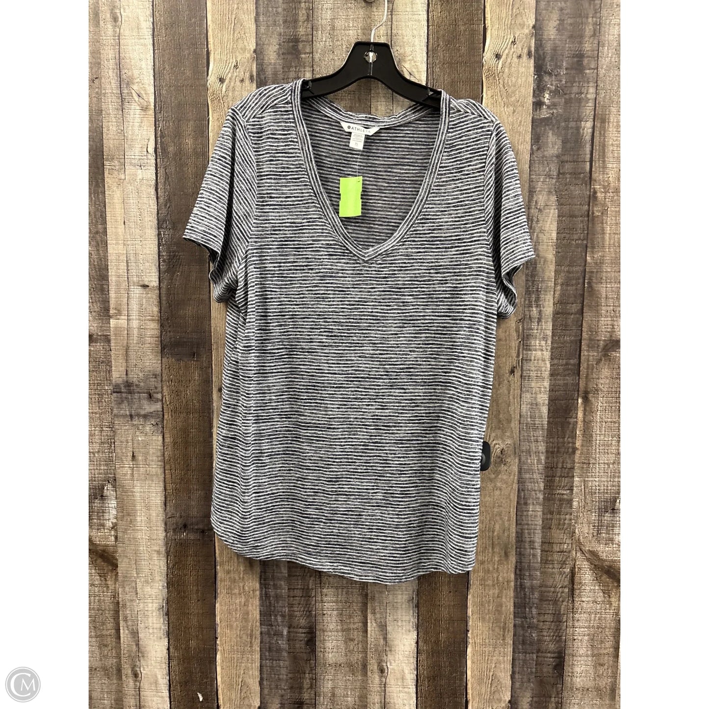 Top Short Sleeve By Athleta In Blue, Size: Xl