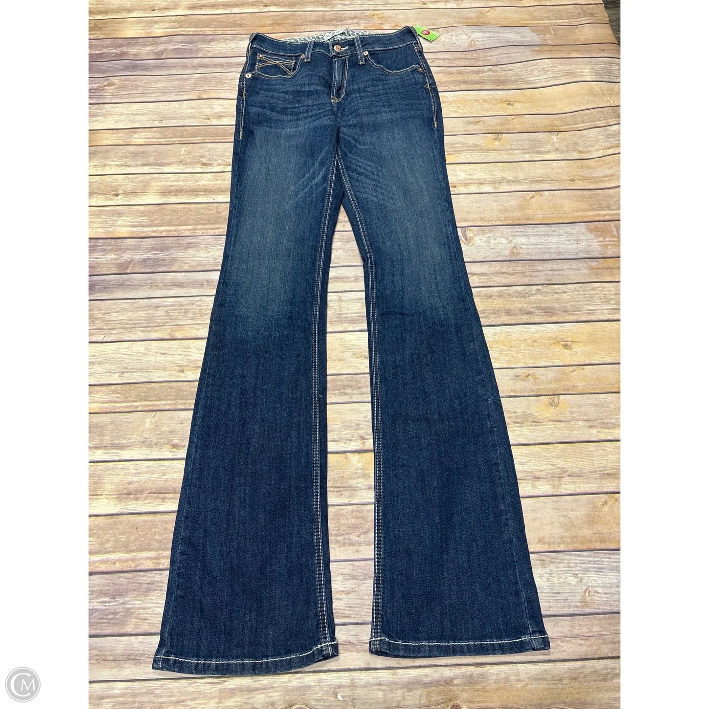 Jeans Flared By Ariat In Blue, Size: 6