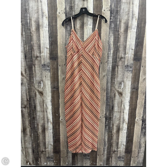Dress Casual Maxi By Vero Moda In Orange, Size: L