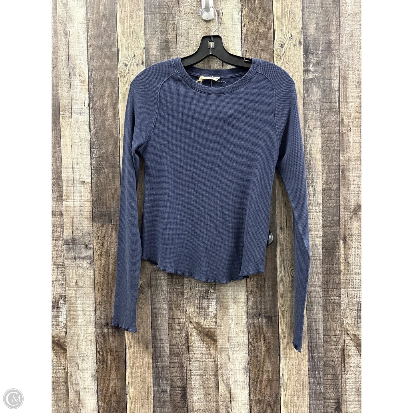 Top Long Sleeve By Cme In Blue, Size: S