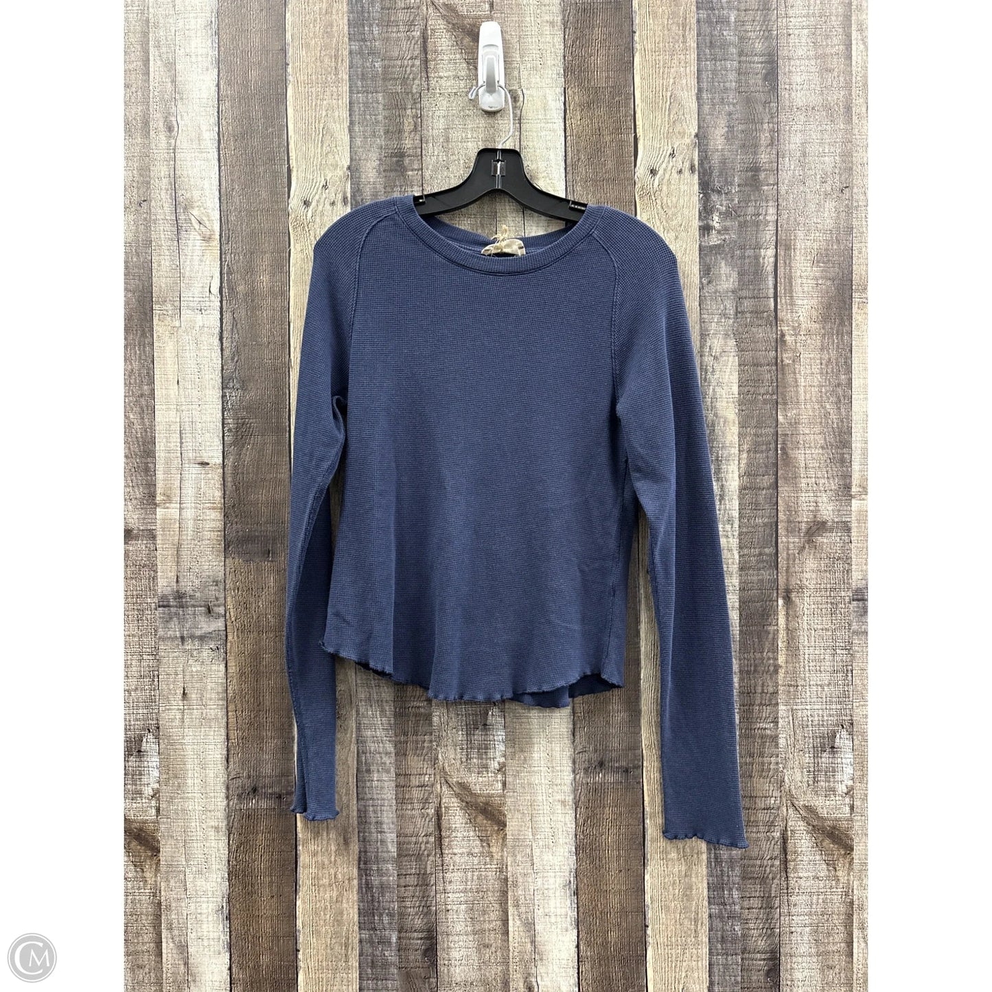 Top Long Sleeve By Cme In Blue, Size: M