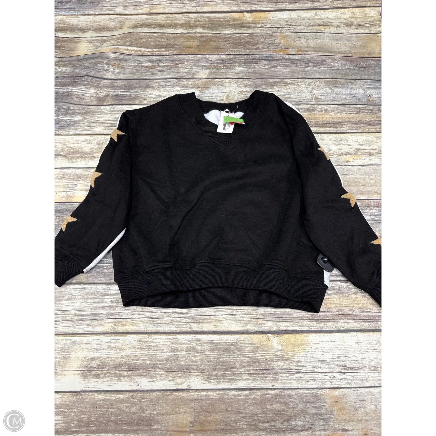 Sweatshirt Collar By Cme In Green, Size: L