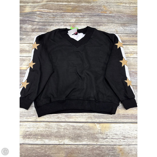Sweatshirt Collar By Cme In Black, Size: S