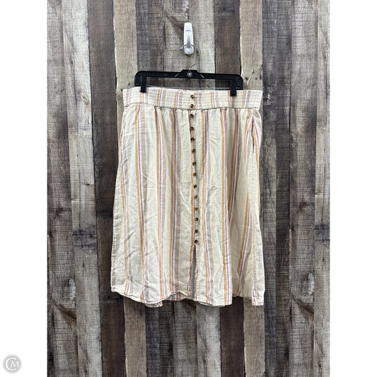 Skirt Maxi By Sonoma In Tan, Size: 1x