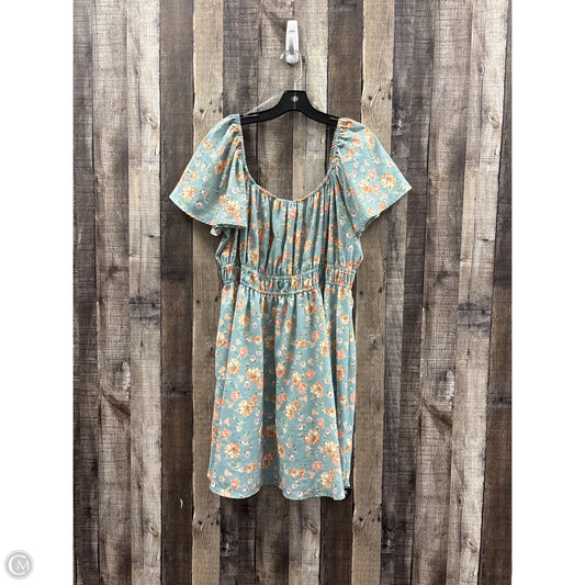 Dress Casual Midi By Arula In Blue, Size: 1x