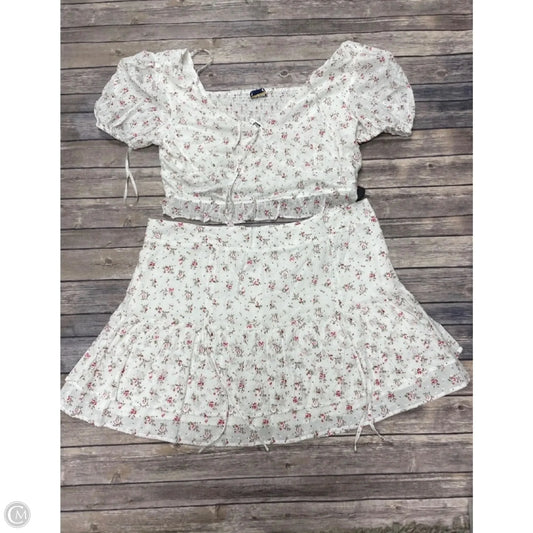 Skirt Set 2pc By Arula In White, Size: 1x