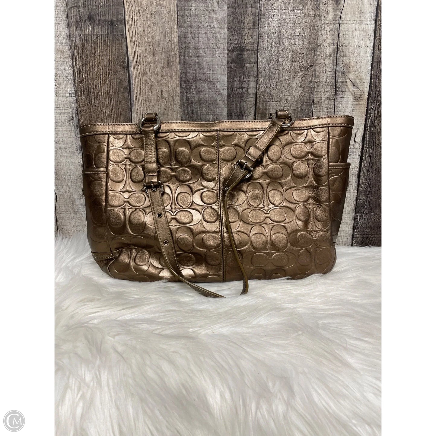 Handbag Designer By Coach, Size: Medium