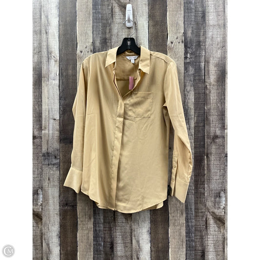 Top Long Sleeve By Nine West In Brown, Size: Xs