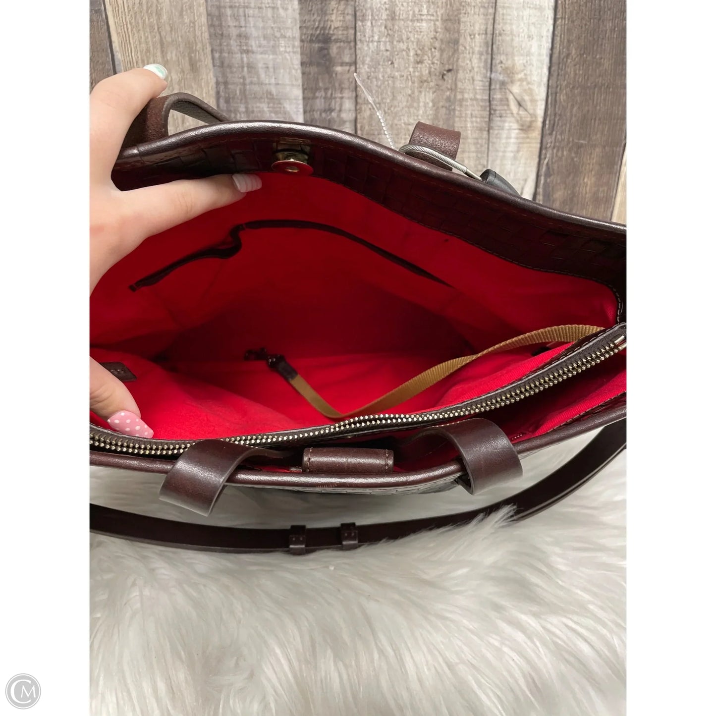 Handbag Designer By Dooney And Bourke, Size: Large