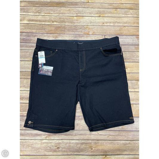 Shorts By Gloria Vanderbilt In Blue Denim, Size: 20