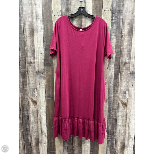 Dress Casual Short By Zenana Outfitters In Purple, Size: 3x