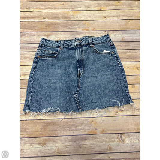 Skirt Mini & Short By Wild Fable In Blue Denim, Size: 12