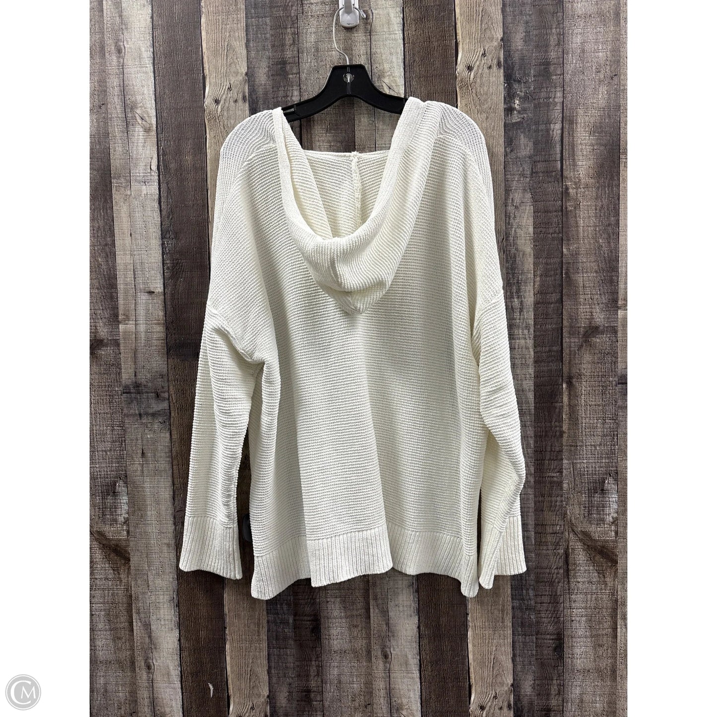 Sweater By Ava & Viv In White, Size: 2x
