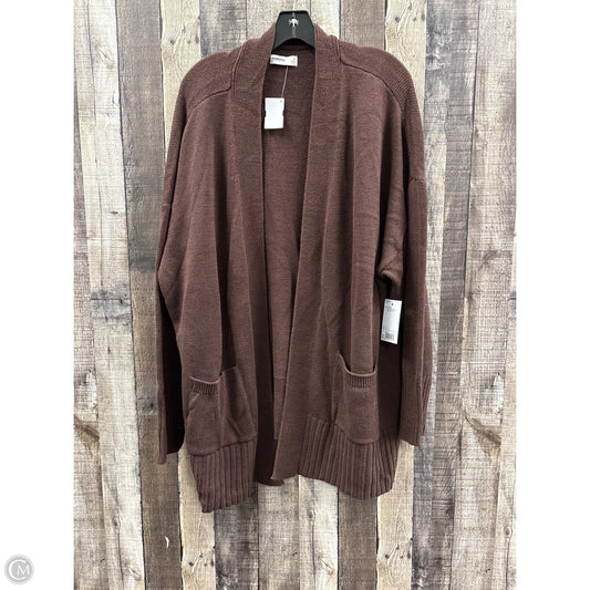 Sweater Cardigan By Sonoma In Brown, Size: 2x