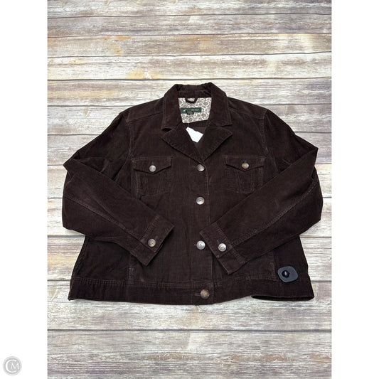 Jacket Other By Eddie Bauer In Brown, Size: Xxl